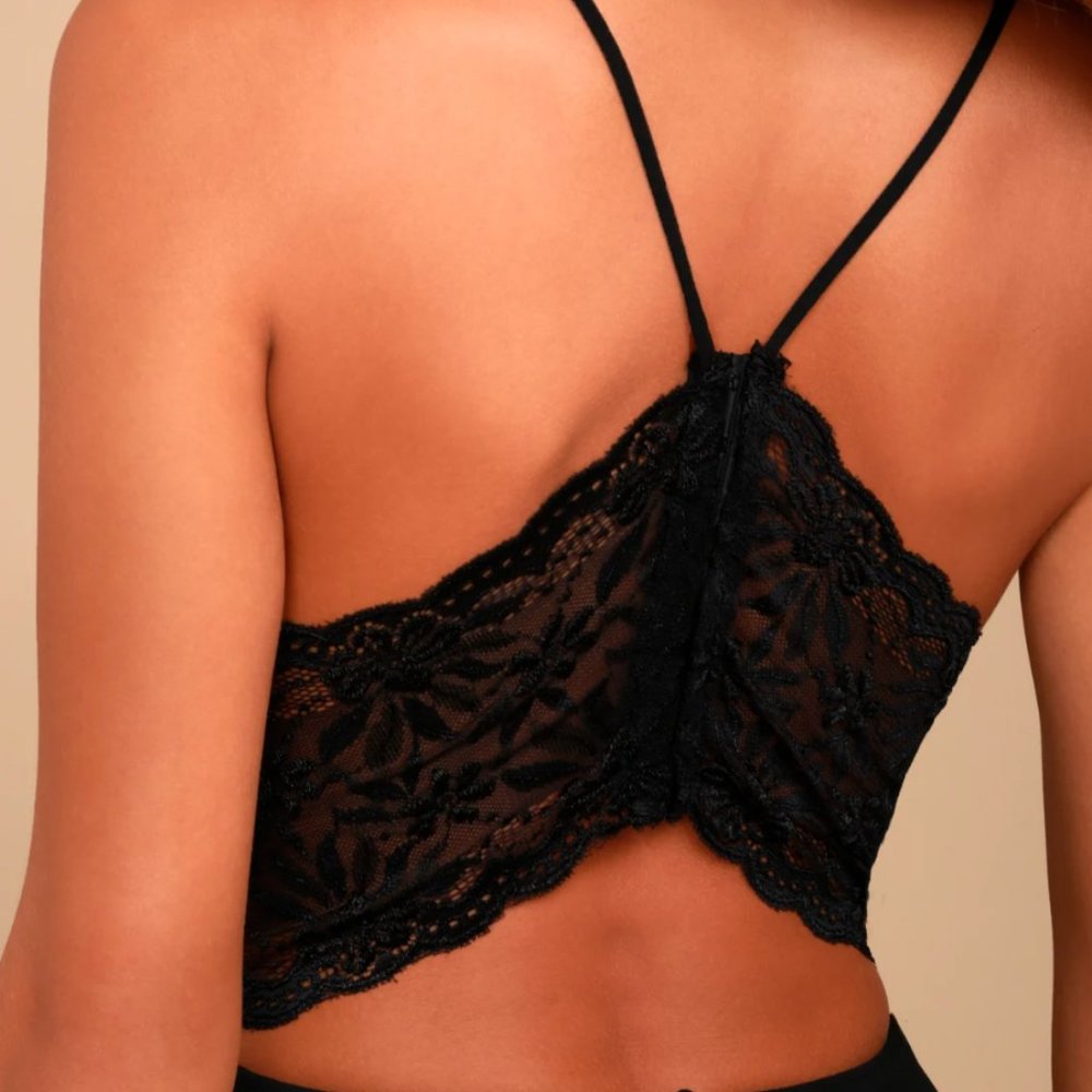 Story of a Starry Night Black Backless Lace Maxi Dress - Picture 2 of 7
